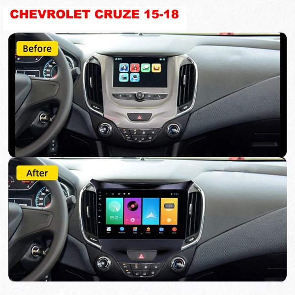 Reproductor de DVD y vídeo para coche, Radio estéreo Multimedia Android con pantalla táctil de 10 pulgadas para CHEVROLET CRUZE-2016