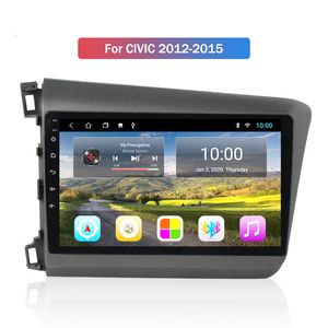 Vidéo d'autoradio à écran tactile de 10 pouces pour Honda CIVIC 2012-2015 avec navigation GPS