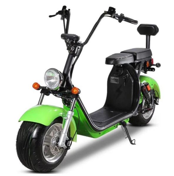 Ruedas de 10 pulgadas citycoco adulto con asiento electriccitycoco scooter personalizado batería color estilo vehículo