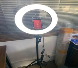 10 inch YouTube Makeup Video Live Shooting Led Live Stream Selfie Light met statief stand ringlight video ppgraphy Circle tikok9340297
