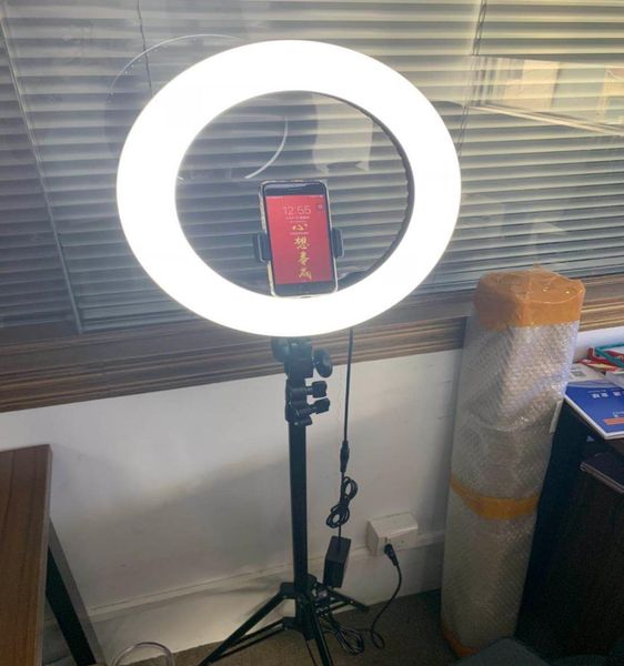 Video de maquillaje de YouTube de 10 pulgadas LED LED EL SELFIE LUCHE LIGHT With Tripod Stand Light Video Ppgraphy Circle Tikok6113493