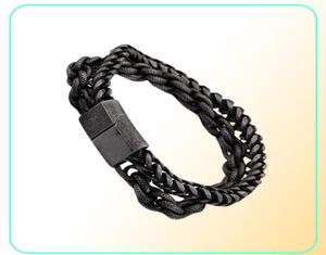 10 inch zware ketting link roestvrij staal Men039S armband voor mannen heren armbanden armbanden Biker sieraden armband mannelijke punk 29088574