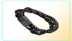 Bracelet à la chaîne lourde de 10 pouces Bracelet masculin en acier inoxydable 039