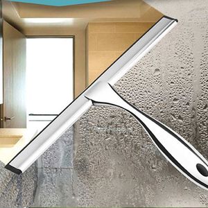 10 inch roestvrijstalen douche Huishoudelijk Reinigingsbadkamer Handheld Glazen SHRECEE AUTOUR -raam Squeegee Z0091