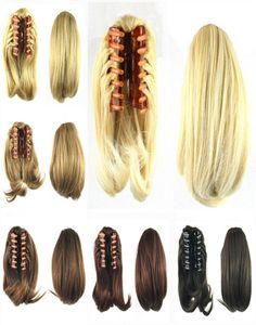 10 inch synthetische klauw op paardenstaart golf paardenstaarten simulatie menselijk remy hair extensions bundels 90g g6600377028958