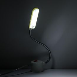 10 LED magnético luz de trabajo ropa máquina de coser portátil cuello de cisne para bombillas de iluminación Base de montaje de ahorro de energía 239R
