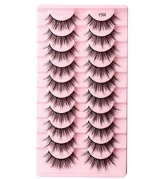 Les faux cils 10 Matter 3D Cat's Eye sont des cils naturellement denses et moelleux, de nombreux styles au choix, prennent en charge le LOGO personnalisé