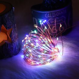 10 meter Halloween Speelgoed LED String Lights Copper Wire Home Christmas Wedding Party Decoratie Garland Powered by USB Fairy Light 0573