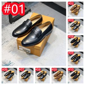 10 Model Comfortabele mode voor heren Luxe lederen schoenen Heren Dagelijkse zakelijke loafers Schoenen Formele instapper Designer Herenkleding Schoenen Schoeisel