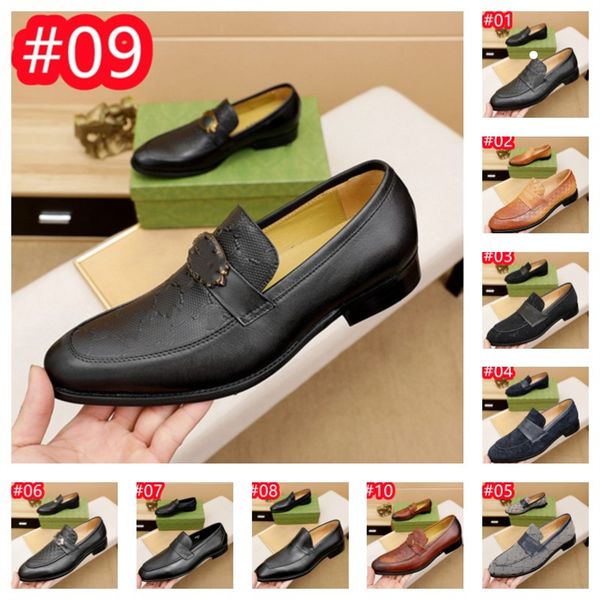 10 Modelo Verano Otoño Nuevo Transpirable Estilo británico Diseñador de negocios Zapatos de vestir de lujo Hombre Cuero genuino Derby Hombres Zapato Calzado de cuero Tamaño EE. UU. 6.5-12