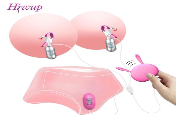 10 modes Stimulation de mamelon avec vibration de l'oeuf Masturateur Masturateur Massage de la poitrine Vibrateur Sexy Toys for Women Couples6632864