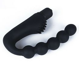 Anaal speelgoed 10 modi siliconen prostaat massager vibrator mannelijke vrouwelijke persoonlijke gezondheid A231