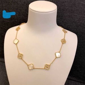 10 collar de collar collar de collar de collar de 18k colgante plateado de oro rosa para mujeres joyas de diseñador de compromiso de San Valentín {Ca25