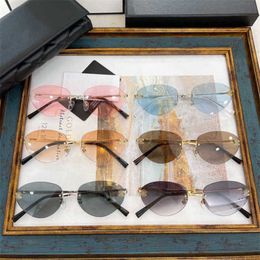 10 % Rabatt auf neue Luxus-Designer-Sonnenbrillen für Herren und Damen. 20 % Rabatt auf die modische Cat-Eye-Sonnenbrille von CH Xiaoxiangjia. Der gleiche rahmenlose Schnittrand, ch4322