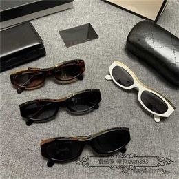 СКИДКА 10% Новые высококачественные новые модные солнцезащитные очки Xiaoxiangjia из той же серии букв, овальные солнцезащитные очки CH9112