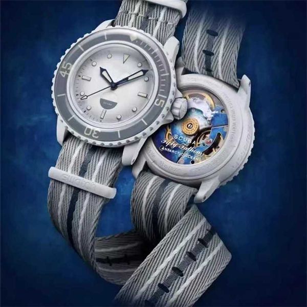 10% de réduction Watch Watch Mens Bioceramic Automatique mécanique complète Pacific Antarctic Ocean Indian Movement