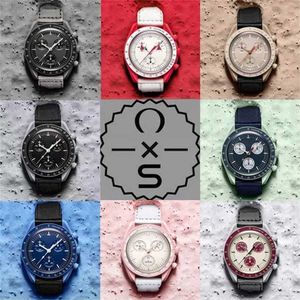 10% korting op Watch Watch Moon Movement Bioceramic Planet Full Function Chronograph Mens Luxury Limited Edition Master Watchs