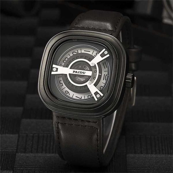 10% de descuento en reloj Reloj Seven Friday Hombres Único Elegante Reloj creativo Cuarzo Movimiento japonés M1B01 Acero Relog 230727