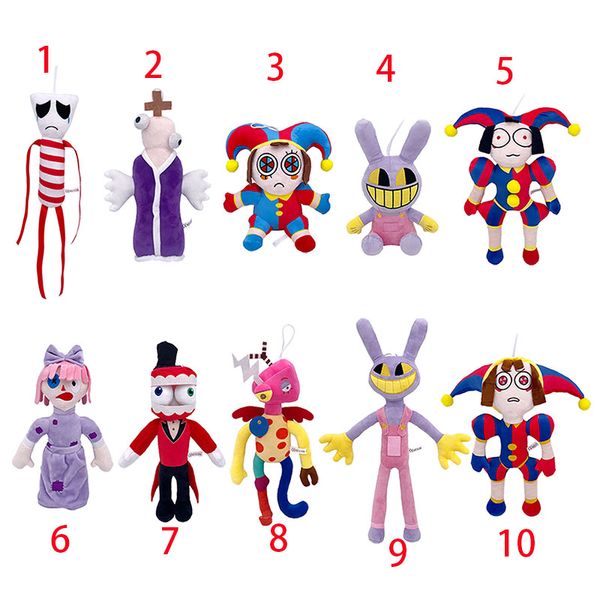 10 options l'incroyable cirque numérique Clown peluche poupée dessin animé poupée