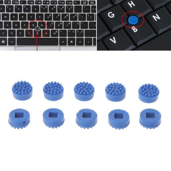 10 pack Remplacement Pointpoint Cap Mouse Point Stick Tableau pour HP HP HP Keyboard Black Blue W3JD