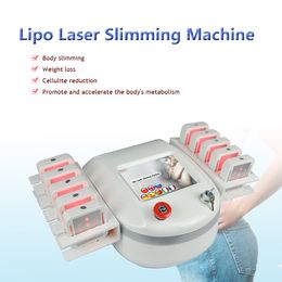 10 Pads Lipo Laser Body Afslanken Cellulitis Reduction Body Detox Skin Verjonging Lage Niveau Laser Spa Gebruik Schoonheidsmachine