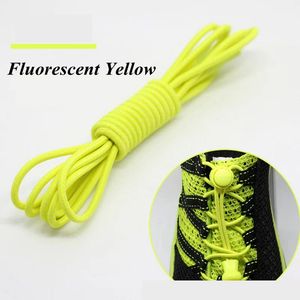 10 Pair 22 Colors Elastic Shoelaces Round Locking No Tie Shoe Kids Adult Quick Lazy Laces Rubber Sneakers Shoelace