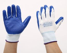 Gants de jardin de 10 paires Gants de sécurité en nylon avec gant de travail enduit de nitrile décor1506317