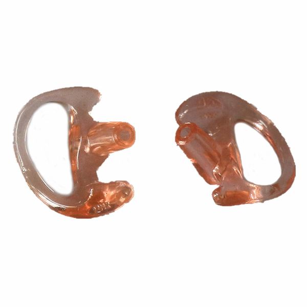 1 paire rose gauche droite chair ouverte insérer Tube acoustique écouteur oreille moule pour talkie-walkie haut-parleur Microphone écouteur