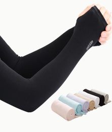 10 paren per lot Zonneblok koele arm mouwen voor buitensport fietstarmmouwen rijarm warmer koelmouwen7712923