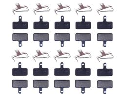 10 paires plaquettes de frein à vélo de VTT semi-émitalliques pour les pièces B01S M416 447 446 455 355 395 315 375 395 HDM 290 300 2205172409261