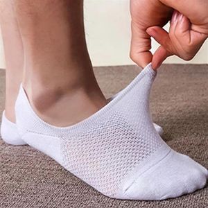 10 paires ensemble hommes femmes fibre de bambou mocassins bateau chaussettes doublure coupe basse pas de spectacle chaussettes invisibles pour l'été respirant 3 couleurs 196s