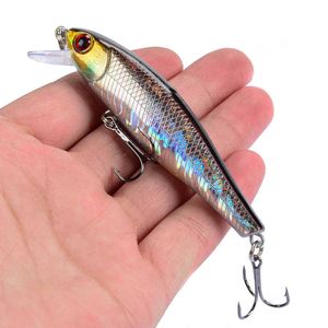 10 pcBaits Señuelos Japón Modelo caliente Sinking Minnow Señuelos de pesca 8.5cm 9.2g Jerkbait Bass Pike Carkbait Wobblers Swimbait Cebo profesional R230215