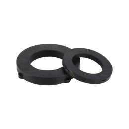 10 PCS 1/2 "3/4" Rubberen platte pakking O-ring afdichting Wasrasmeerring Sanitair Ring Slang Slang wasmachine Afdichtingsringen Zwart