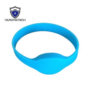 10 PCS 13.56MHZ ISO 14443A MIFARE Classicﾮ 1K NFC Silicone bracelet rfid