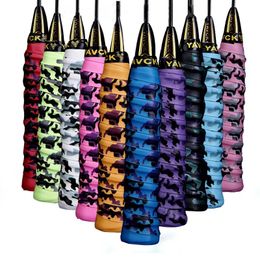 10 pc's camouflage anti-slip badminton grip tennis Overgrip padel over grip zweetband voor vissershengel wikkeling voor racket squash 240322