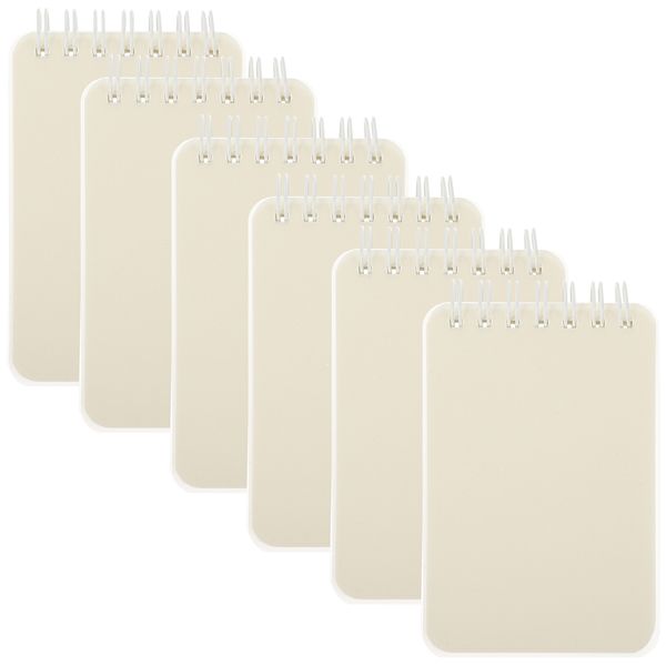 Tampons de note de planification du livre de bobine de 10 PCS Petite grille horizontale de taille de bloc-notes