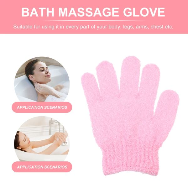 10 pcs gants de bain à cinq doigts pour bébé lingettes Face Scrubs de douche portables Mittens