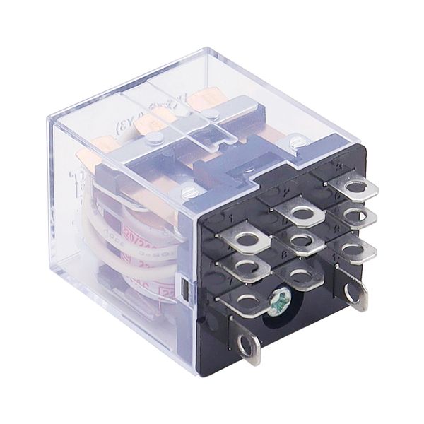 10 PCS HH63P LY3 LY3NJ Relais 220V 24V 12V Volt AC / DC 10A 11pin Contact argent Electromagnétique General Coil Micro Mini Relay Relay
