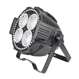 10 pièces lumière led maison fête d'halloween 4x60w 4in1 rgbw faisceau cob par can led dj disco lumière Mini par 64 led dmx rgbw