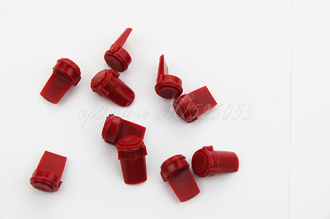 10 PCS Hunting Tactical Red Accu Wedge Model 4 / 15 .223 5.56mm Rubber Body