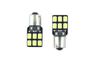 10 stks LED Ba9s T11 T4W H6W 233 super heldere Interieur lampen leeslamp auto lichtbron 12 SMD 5630 wit DC 12v4150821