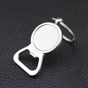 Porte-clés ouvre-bouteille de bière, bricolage pour 25mm, Cabochon en verre, alliage gravable, outils de cuisine, cadeaux pour hommes, bijoux, 10 pièces/lot