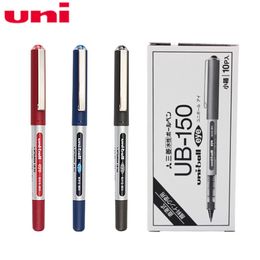 10 PCSlot Japan Uni UB150 gelpen Doos rechte vloeistofstudent Uniball Eye Micro Signature Ballpoint UB150 Y200709