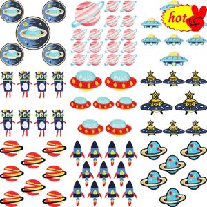 10/pcs/lot patches voor kleding sets baby kinderen opstrijkbare bulk geborduurd groothandel ontwerper anime parches ster strepen naai ruimte