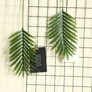 10 pièces/lot Simulation fleur tortue feuille arrière plantes artificielles décoration de la maison mariage mur végétal