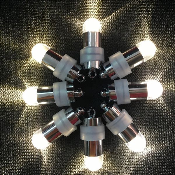 10 PC/LOT Pequeño LED LED de LED impermeable que funciona