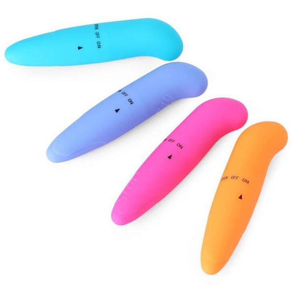 10 unids / lote Vibrador Inalámbrico Pequeños Huevos de Bala Juguete Mini G Punto Vibrador Estimulación del Clítoris Masajeador Juguetes Sexuales para Mujeres ZD0090 D18111402