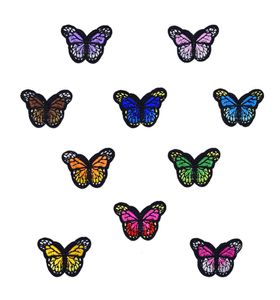 10 PCS Patches papillons de petite taille brodées pour les filles repasser sur des correctifs de broderie de transfert pour la couture Accesso1353286