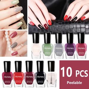 10 PCS Nail Gel Set Corée Semi-permanente Émails pour ongles Gel Gel Polon de ongles Nail Art Art Stamping 240423