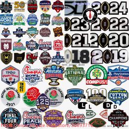 10 PCS NCAA Football Rose Bowl Game-patches voor truien Orange Bowl Game 2018-2024 Patch 100-jarig jubileum Diy Naaiaccessoires voor kleding Accepteer aangepaste patches